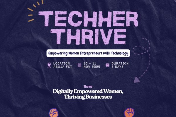 TBF Social Media Flyer - TechHer Thrive Flyer